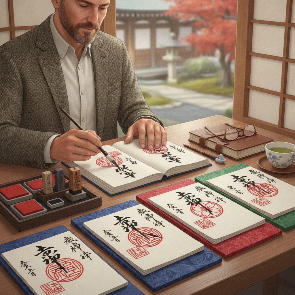 goshuin-japanese-temple-shrine-stamp-cultural-art-religious-historical-significance-differences-tourist-stamps-sources-background-content-form-meaning-experience-rarity-collectible-value