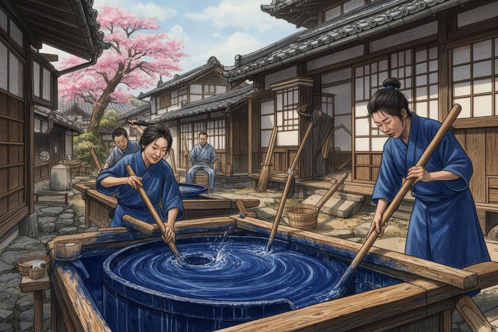 沉浸于一抹纯粹的深蓝：亲手触摸“Japan Blue”的灵魂 | LuxingJP