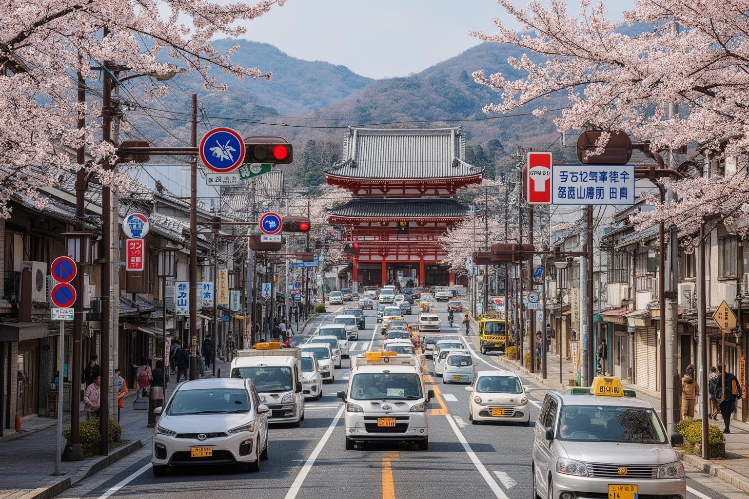 zhangwo-riben-de-jiaotong-guize-zuoge-xiaosa-you-shoufa-de-qishi